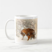 Winter-Tiger-Tassen Kaffeetasse (Links)