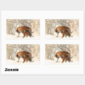 Winter Tigers Aufkleber (Blatt)