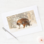 Winter Tigers Aufkleber (Umschlag)