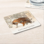Winter Tigers Custom Untersetzer (angewinkelt)