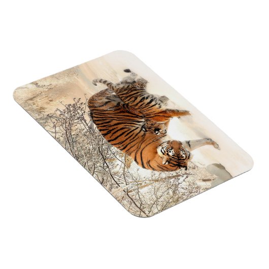 Winter Tigers Magnet (Rechte Seite)