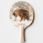 Winter Tigers Tischtennispaddel Tischtennis Schläger (Rückseite)