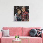 Winter Time Custom Foto Wrapped Canvas Leinwanddruck (Insitu (Wohnzimmer))