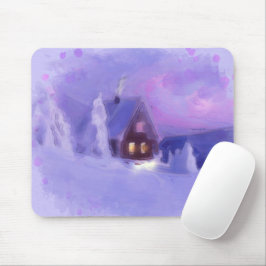 Winter Top der Chalet White Firs Mousepad