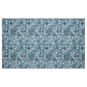 Winter traditionelles Paisley blauer Muster DIY Stoff (Fat Quarter (45,7 x 55,9 cm))