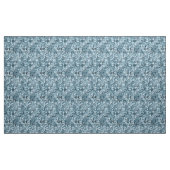 Winter traditionelles Paisley blauer Muster DIY Stoff (Yard (91,4 cm))