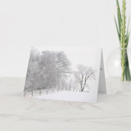 Winter Tranquility Christmas Card Feiertagskarte