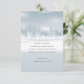 Winter-Trauerfall danken Ihnen zu kardieren Dankeskarte (Stehend Vorderseite)