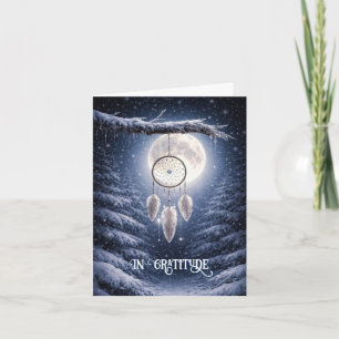 Winter Traumfänger Danke