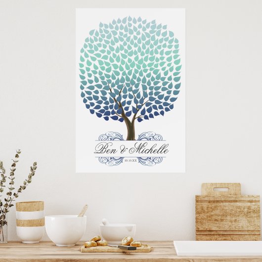 Winter Tree -250 Signature Guest Book Alternative Poster (Küche)