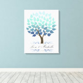 Winter Tree -50 Signature Leinwand Gästebuch (Insitu (Holzboden))