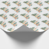 Winter Tree background Geschenkpapier (Ecke)