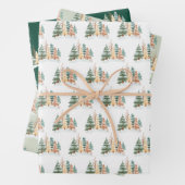 Winter Tree background Geschenkpapier Set (Beispiel)