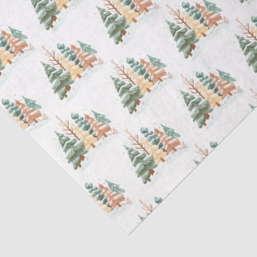 Winter Tree background Seidenpapier (Detail)