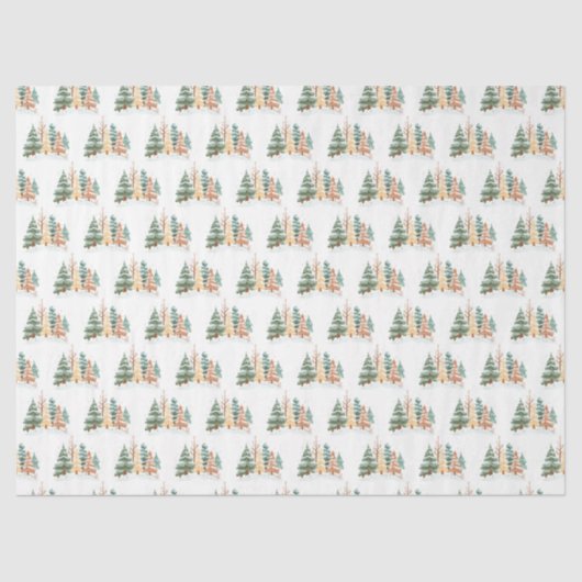 Winter Tree background Seidenpapier (Vorderseite)