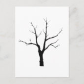 Winter Tree Black and White Set Postkarte (Vorderseite)