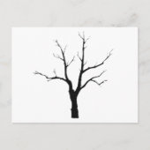 Winter Tree Black and White Set Postkarte (Vorderseite)