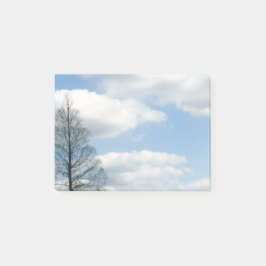 Winter Tree Blue Cloud Sky Post-it Klebezettel