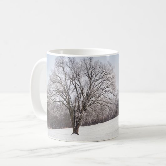 Winter Tree Coffee Tasse (Vorderseite Links)