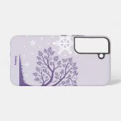 Winter Tree Melody Galaxy Case Samsung Galaxy Hülle (Rückseite (Horizontal))