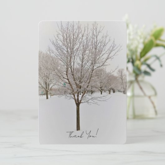 Winter Tree Photography (Stehend Vorderseite)