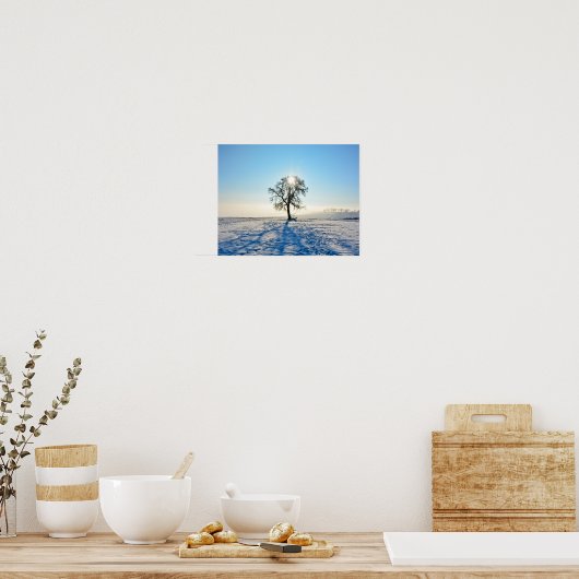 Winter Tree - - Poster (Küche)