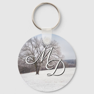 Winter Tree Schlüsselanhänger