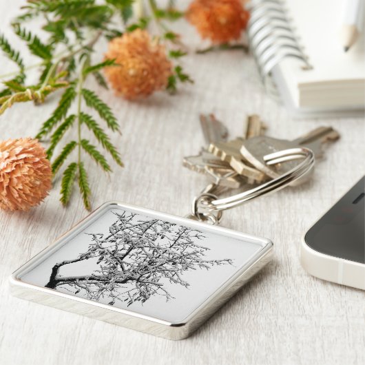 Winter Tree Schlüsselanhänger (Seite)