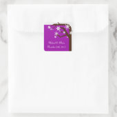 Winter Tree Snowflake Umschlag Aufkleber / Sticker (Tasche)