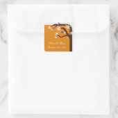 Winter Tree Snowflake Umschlag Aufkleber / Sticker (Tasche)