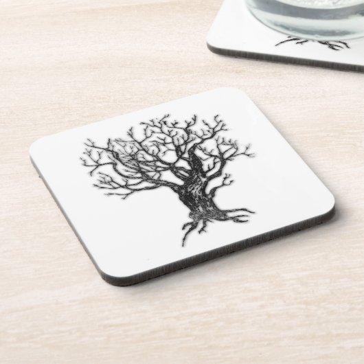 Winter Tree Untersetzer (Linke Seite)