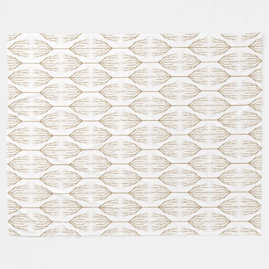 Winter Trees Fleece Blanket (3 Größen) (Vorderseite (Horizontal))