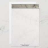 Winter Trees Fraktal Briefpapier (Vorne/Hinten)