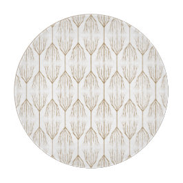 Winter Trees Glass Cutting Board (5 Größen) Schneidebrett