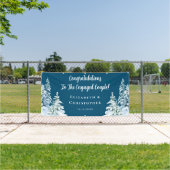 Winter Trees Gratulationspartei Banner (Insitu)