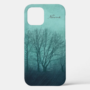 Winter Trees Green Gothic Case-Mate iPhone Hülle