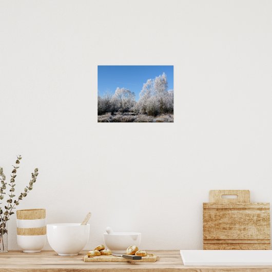WINTER TREES POSTER (Küche)
