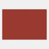 Winter Trees Roter Schwarz-weißer Schneename Geschenkpapier Set (Vorderseite 2)