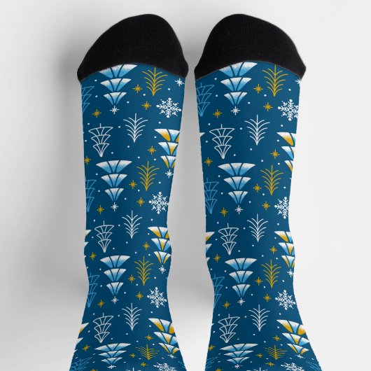 Winter Trees Socken (Oben)
