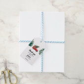 Winter Truck Forest Wonderland Kinderdusche Danke Geschenkanhänger (Mit Garn)