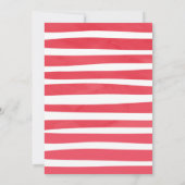 Winter Truck Share Joy Baby Dusche Kälte Außenbere Einladung (Rückseite)