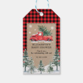 Winter Truck Weihnachtsjugend Vielen Dank Geschenkanhänger (Vorderseite)