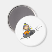 Winter Tubing Magnet (Vorderseite/Rückseite)