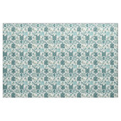 Winter Türkis Blau Patchwork Vintage Quilt Stoff (Fat Quarter (45,7 x 55,9 cm))