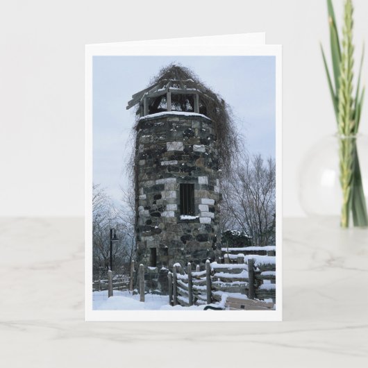 Winter-Turm Karte (Vorderseite)