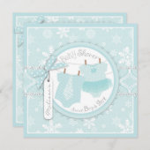 Winter-Tutu-u. Krawatten-u. Einladung (Vorne/Hinten)