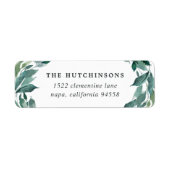 Winter-Überschwemmung Rücksendeadresse (Vorne)