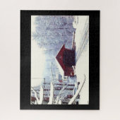 WINTER UND DIE GEDECKTE BRÜCKE PUZZLE (Vertikal)