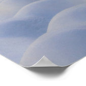 Winter- und Frühlingstal und Berge Poster (Ecke)
