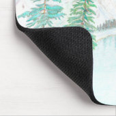 Winter und Immergrün Mousepad (Ecke)